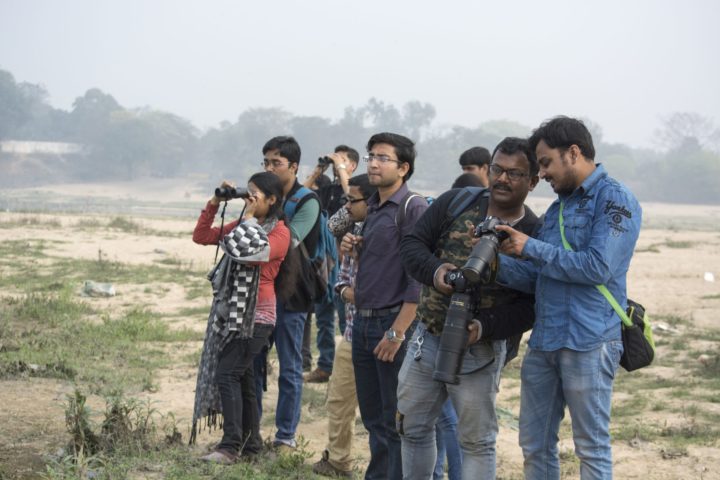 Group participating in the Great Backyard Bird Count