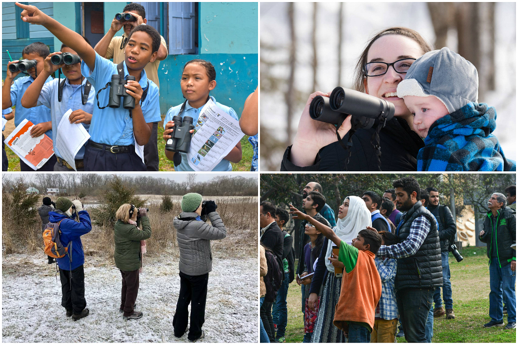 People around the world birding.