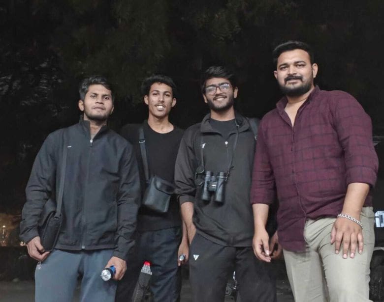 A group of smiling people.