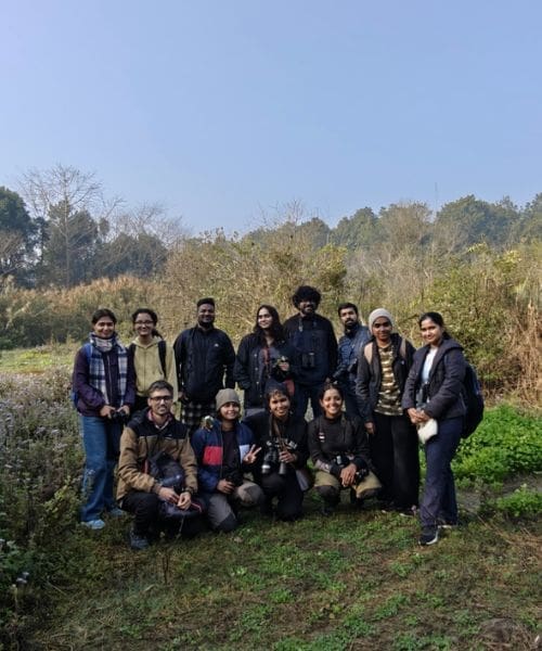 Group of smiling people.